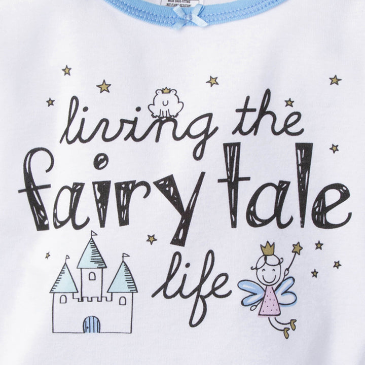 4-Piece Girls Cotton Pajamas - Fairy Tale