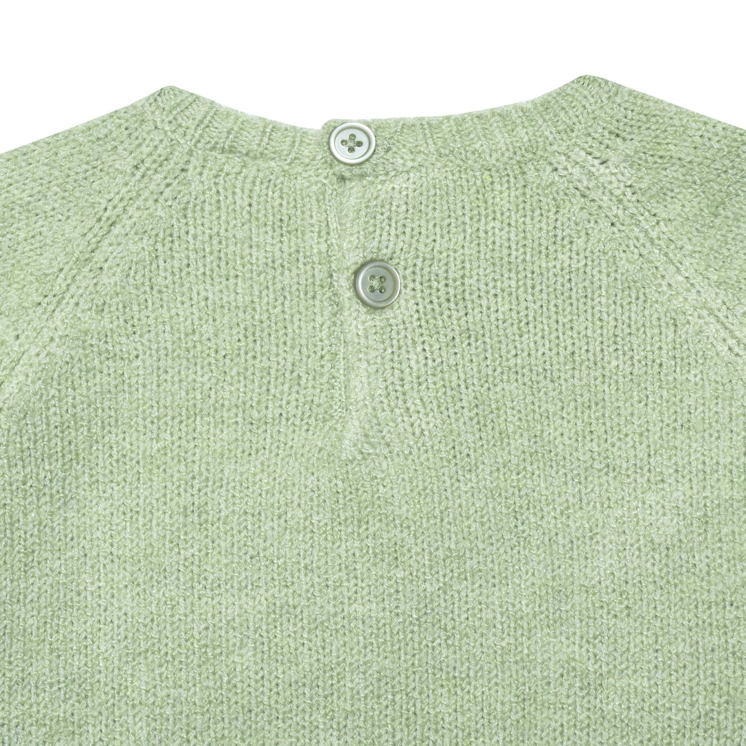 Infant & Toddler Girls Green Sweater With Tulle Trim-Gerber Childrenswear