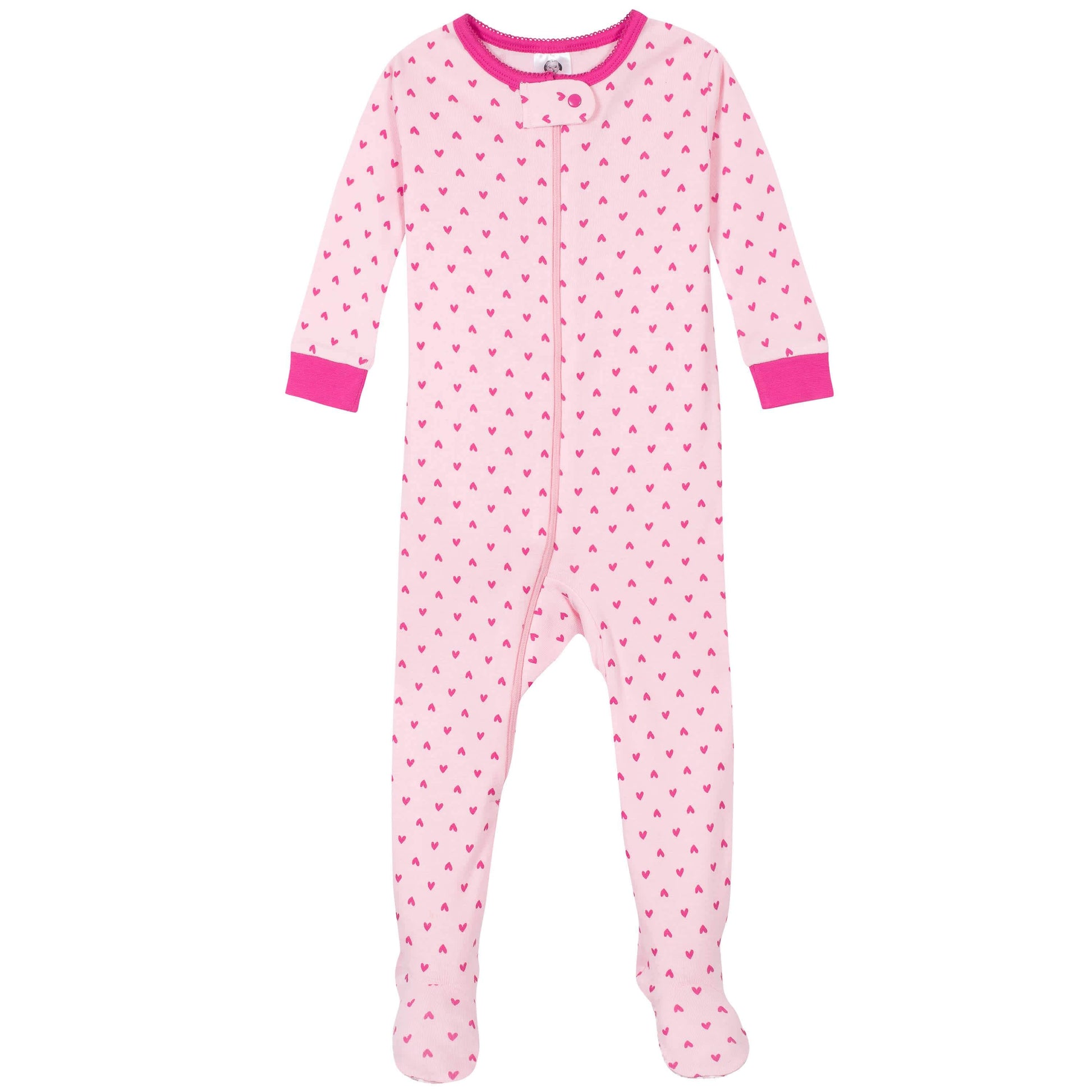 4-Pack Baby & Toddler Girls Dreams & Rainbows Snug Fit Footed Cotton Pajamas-Gerber Childrenswear