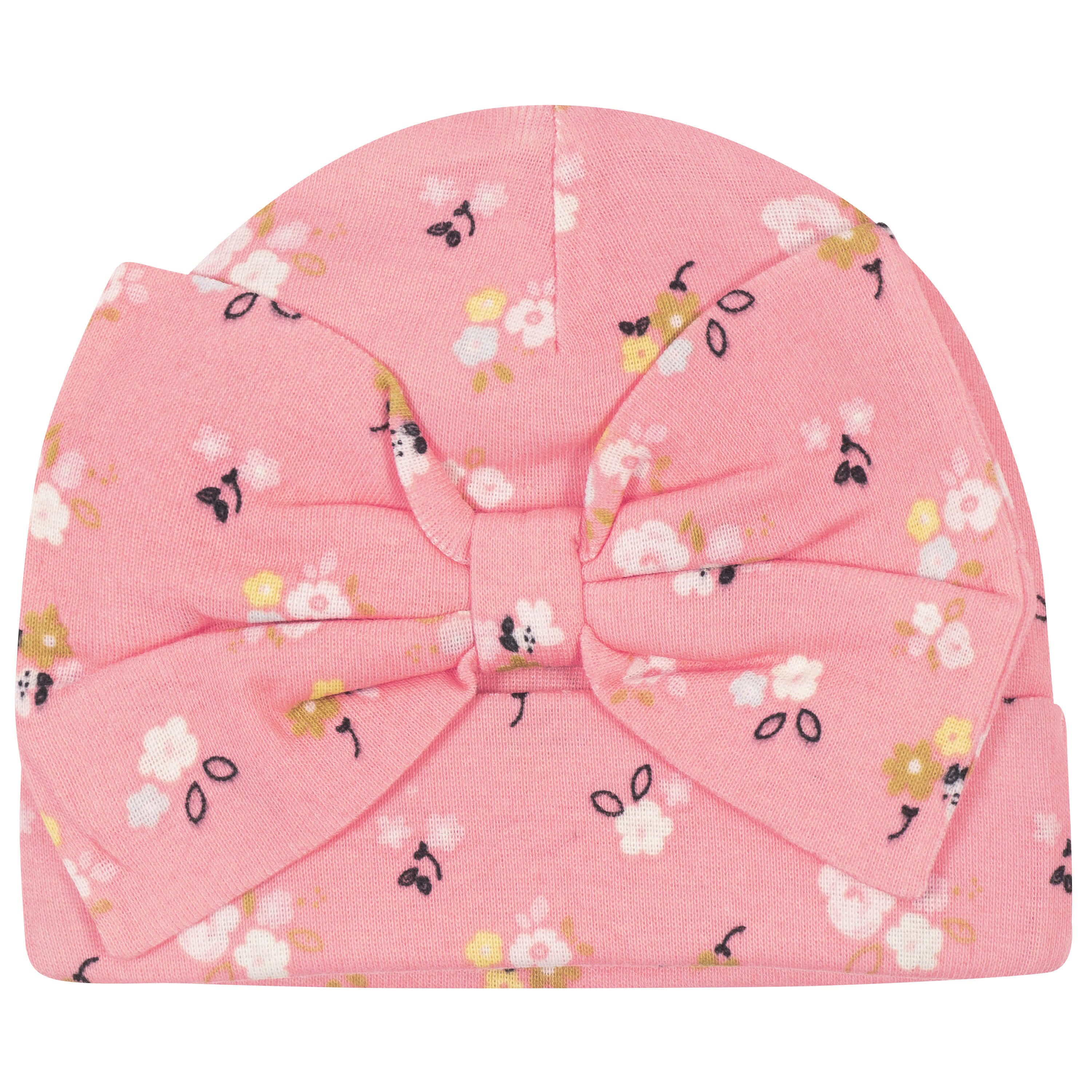 5-Pack Baby Girls Ballerina Caps-Gerber Childrenswear