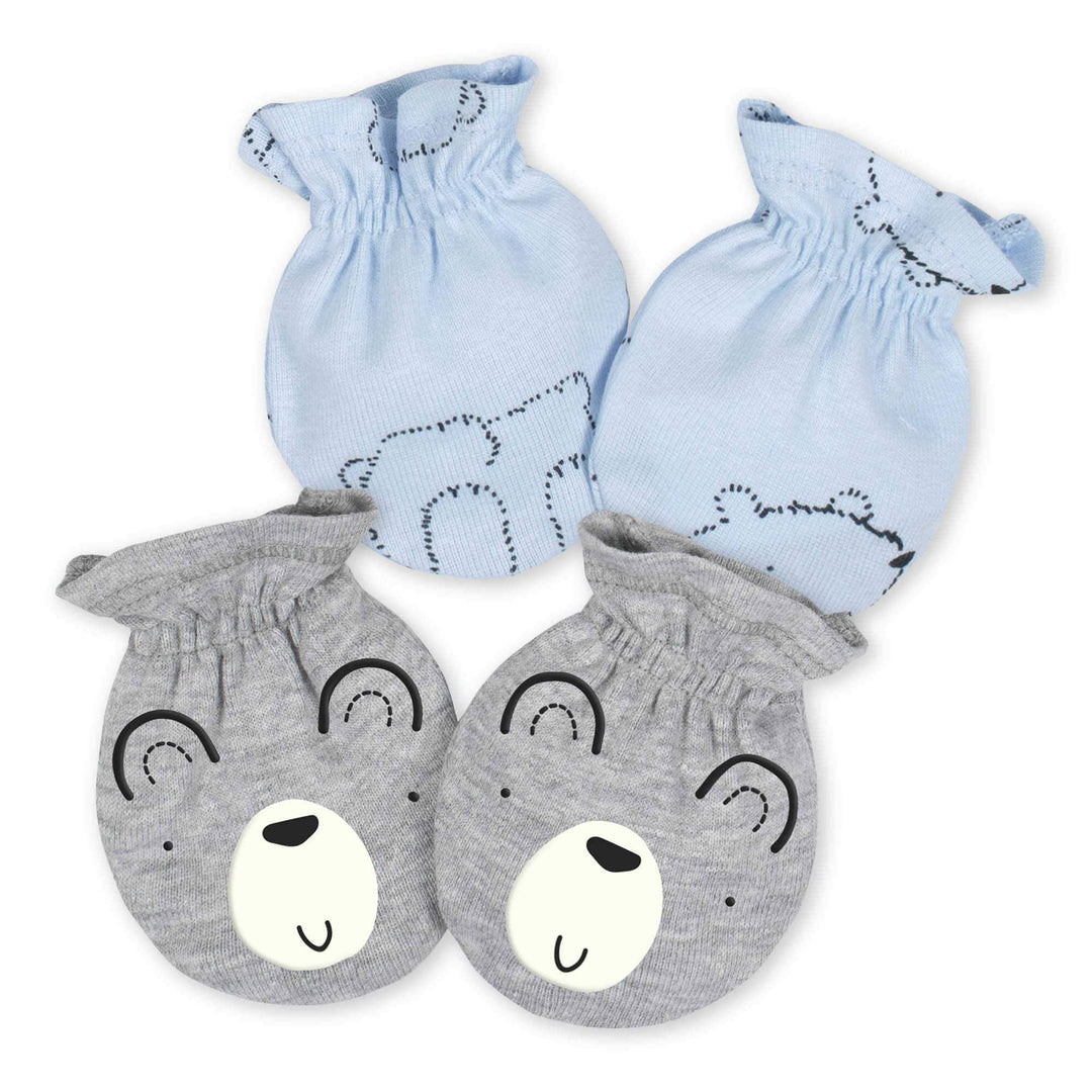 2-Pack Baby Boys' Bear Mittens-Gerber Childrenswear