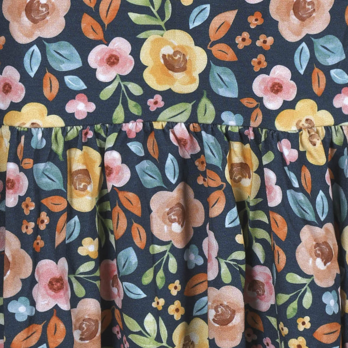 Infant & Toddler Girls Midnight Floral Buttery-Soft Viscose Made from Eucalyptus Twirl Dress