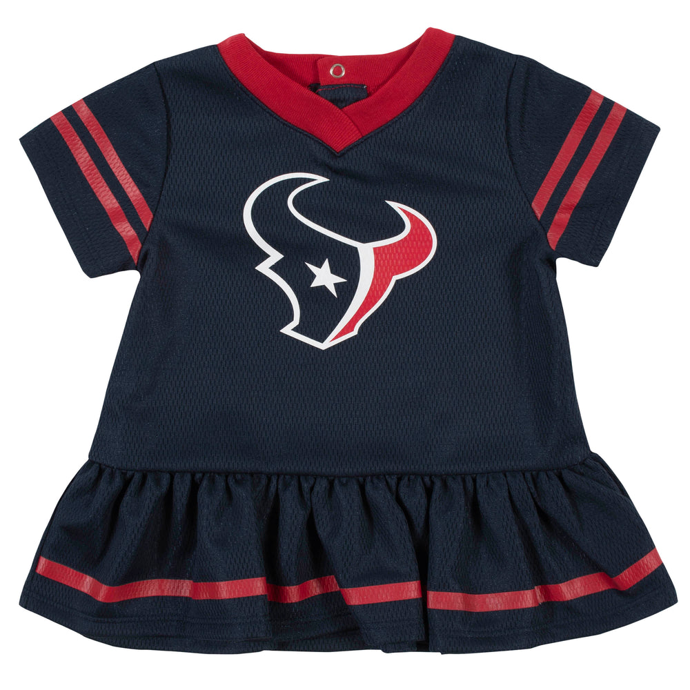 Houston Texans Baby Girls Dress and Diaper Cover Set-Gerber Childrenswear