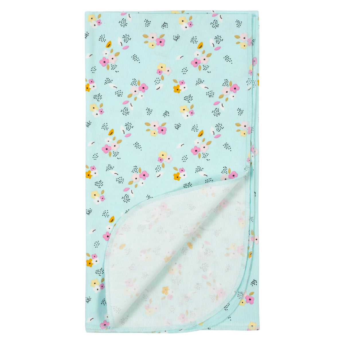 4-Pack Baby Girls Fox Flannel Receiving Blankets