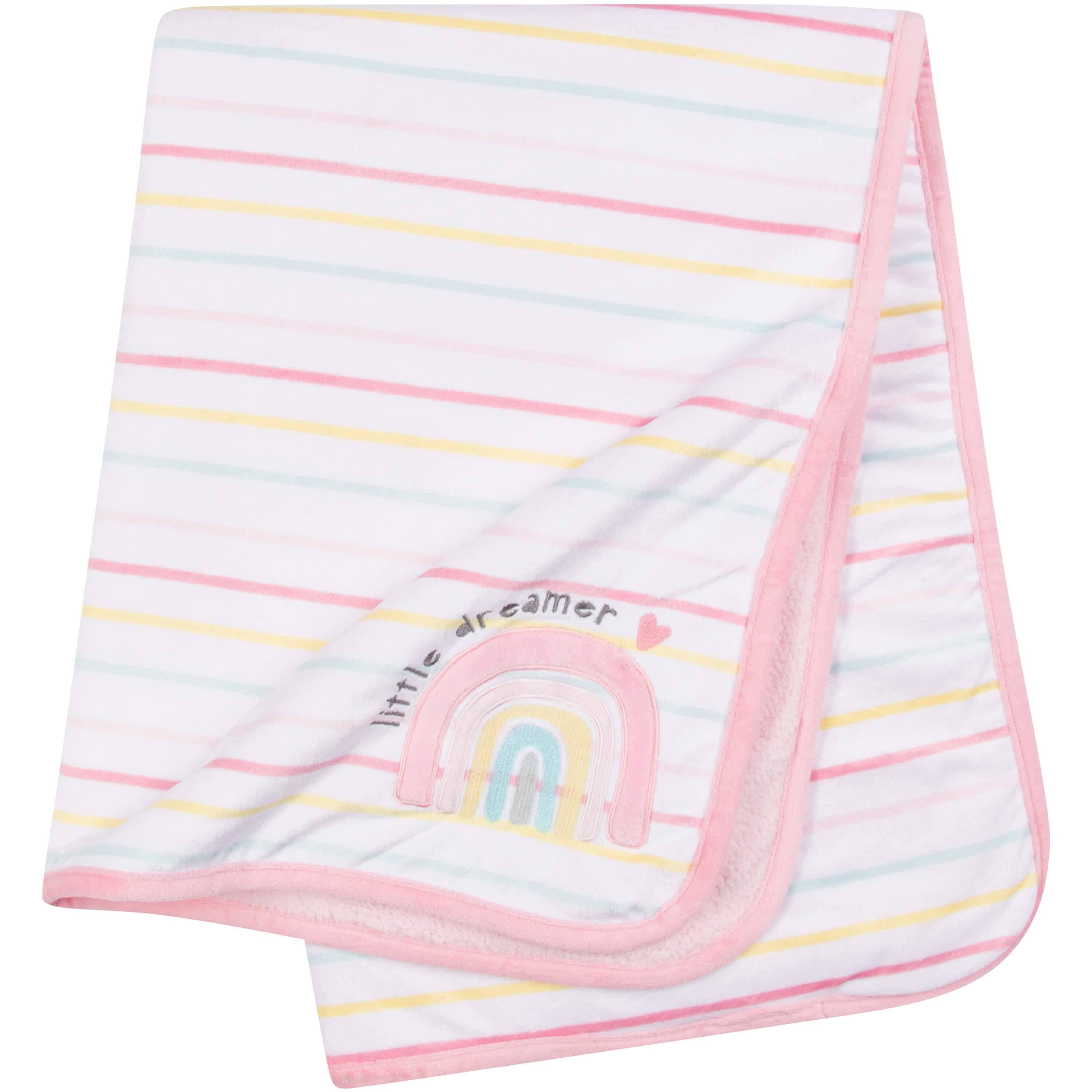 Girls Rainbow Plush Blanket-Gerber Childrenswear