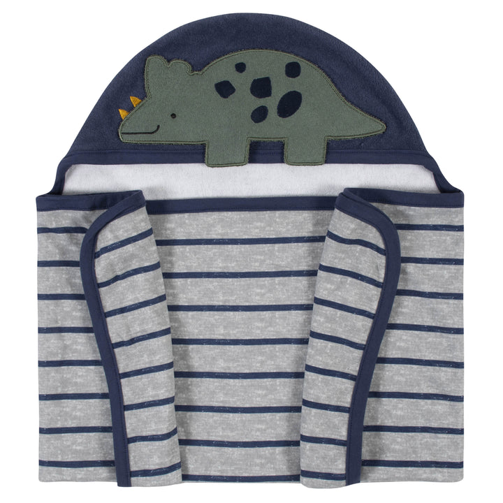 Baby Boys Dino Hooded Bath Wrap-Gerber Childrenswear