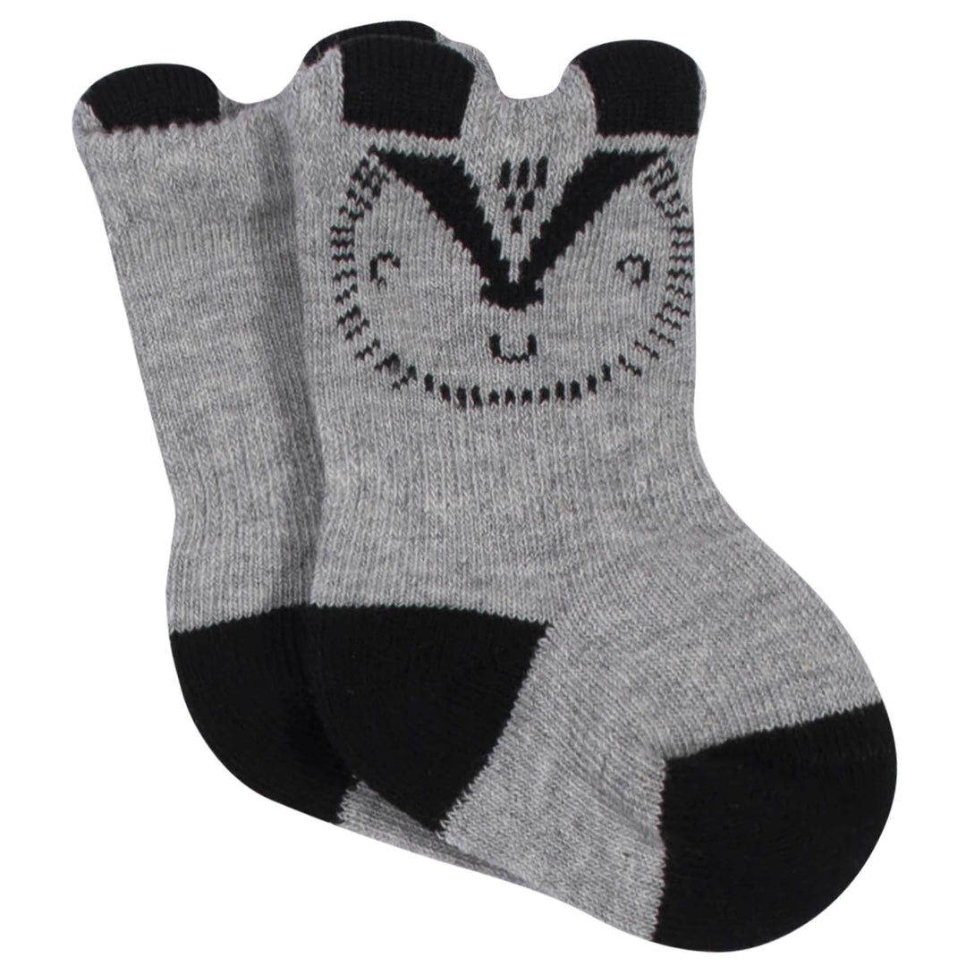 6-Pack Baby Boys Comfy Stretch Badger Wiggle Proof Socks-Gerber Childrenswear