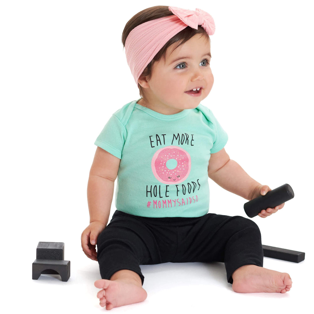 6-Piece Baby Girls Donut Onesies® Brand Bodysuits & Pants Set-Gerber Childrenswear