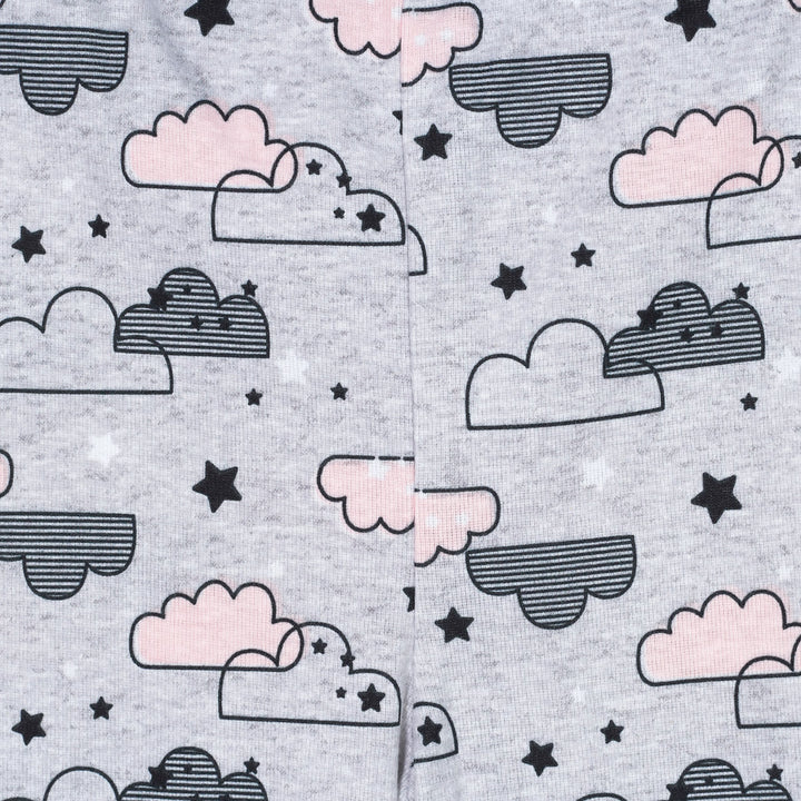 4-Pack Toddler Girls' Panda & Clouds Organic 2-Piece Pajamas-Gerber Childrenswear