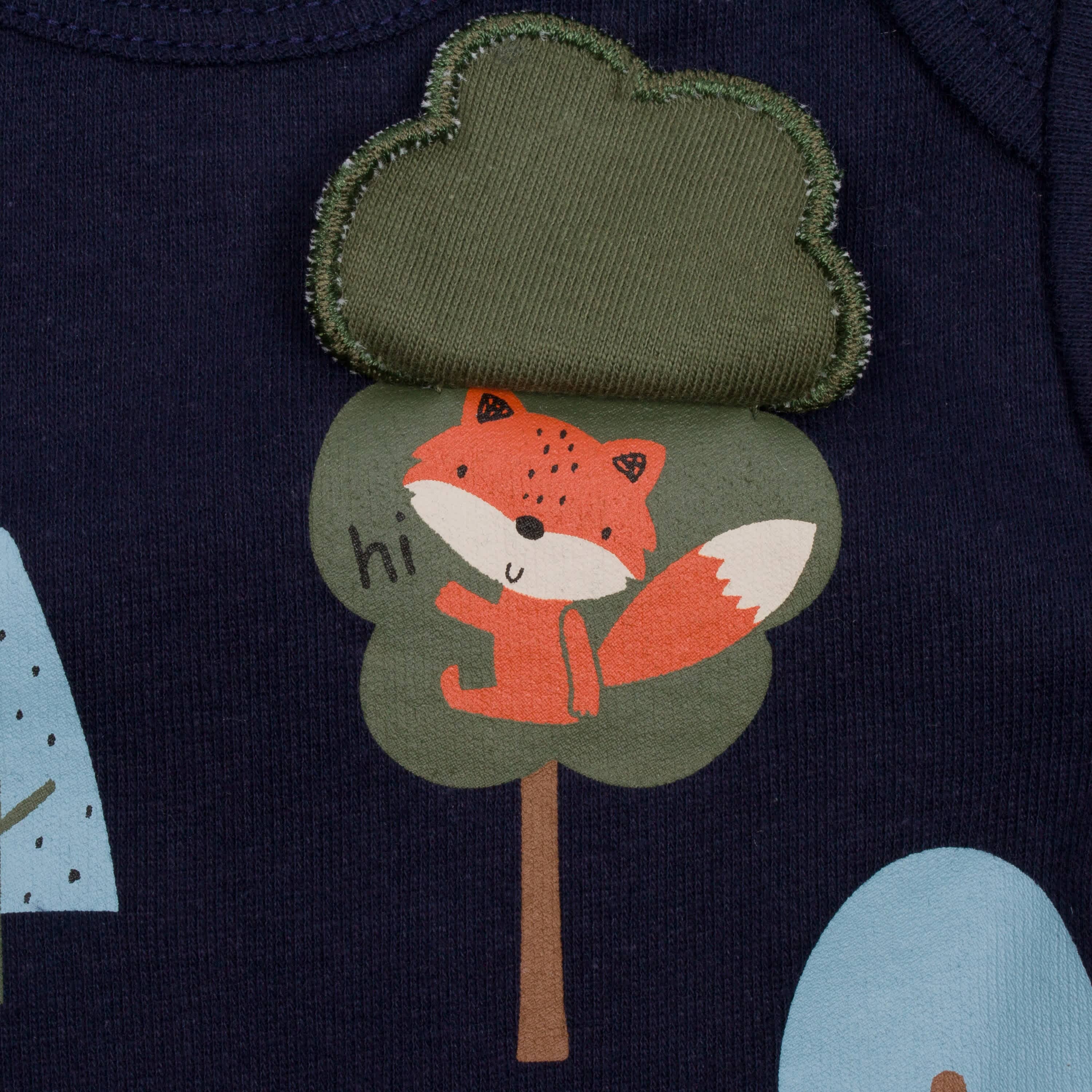 5-Pack Baby Boys Fox Long Sleeve Onesies® Bodysuits-Gerber Childrenswear