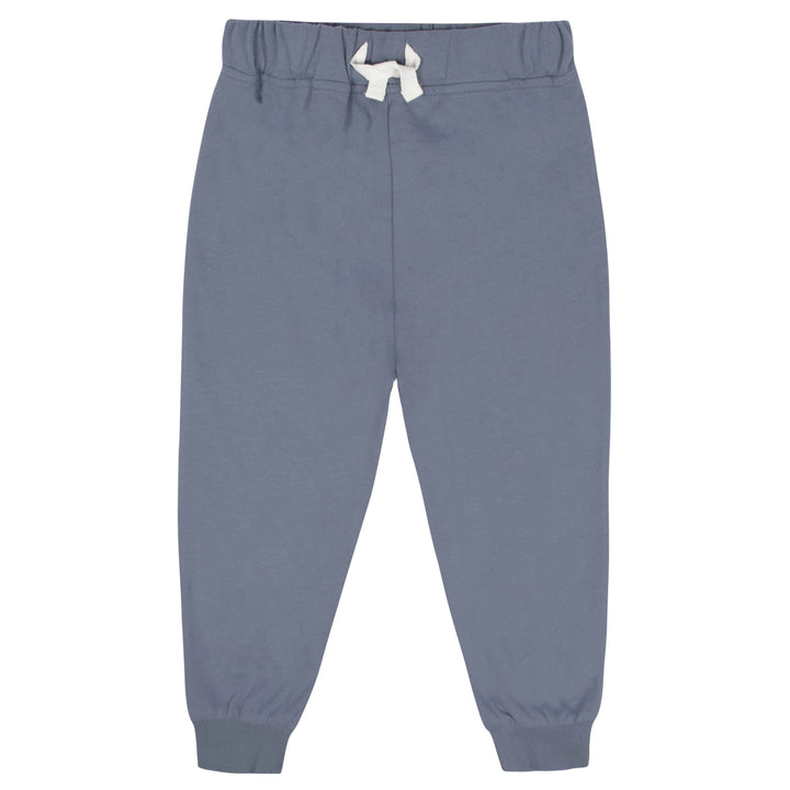 2-Piece Infant & Toddler Boys Dusty Blue French Terry Pullover & Jogger Set