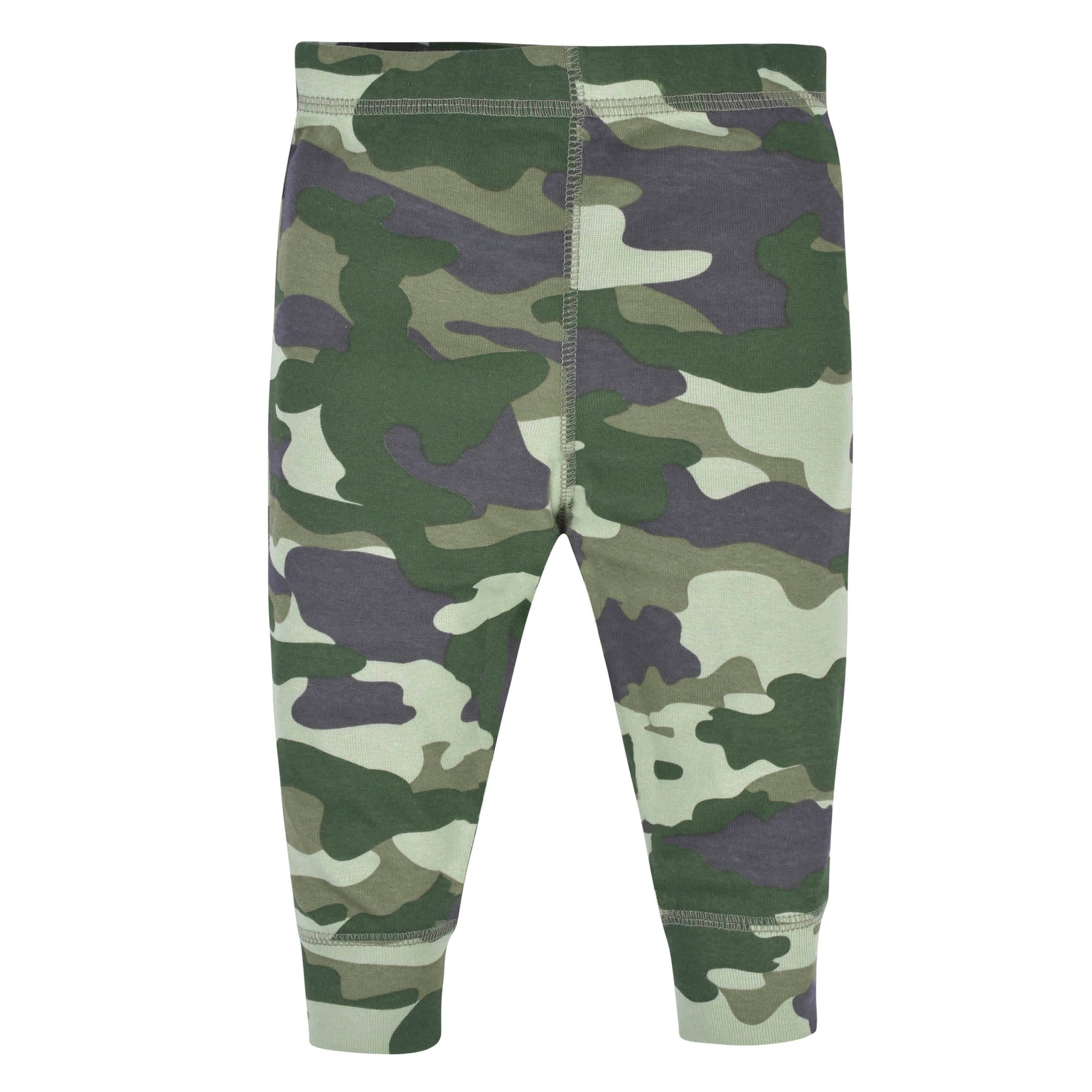 4-Pack Baby Boys Camo & Gray Active Pants-Gerber Childrenswear