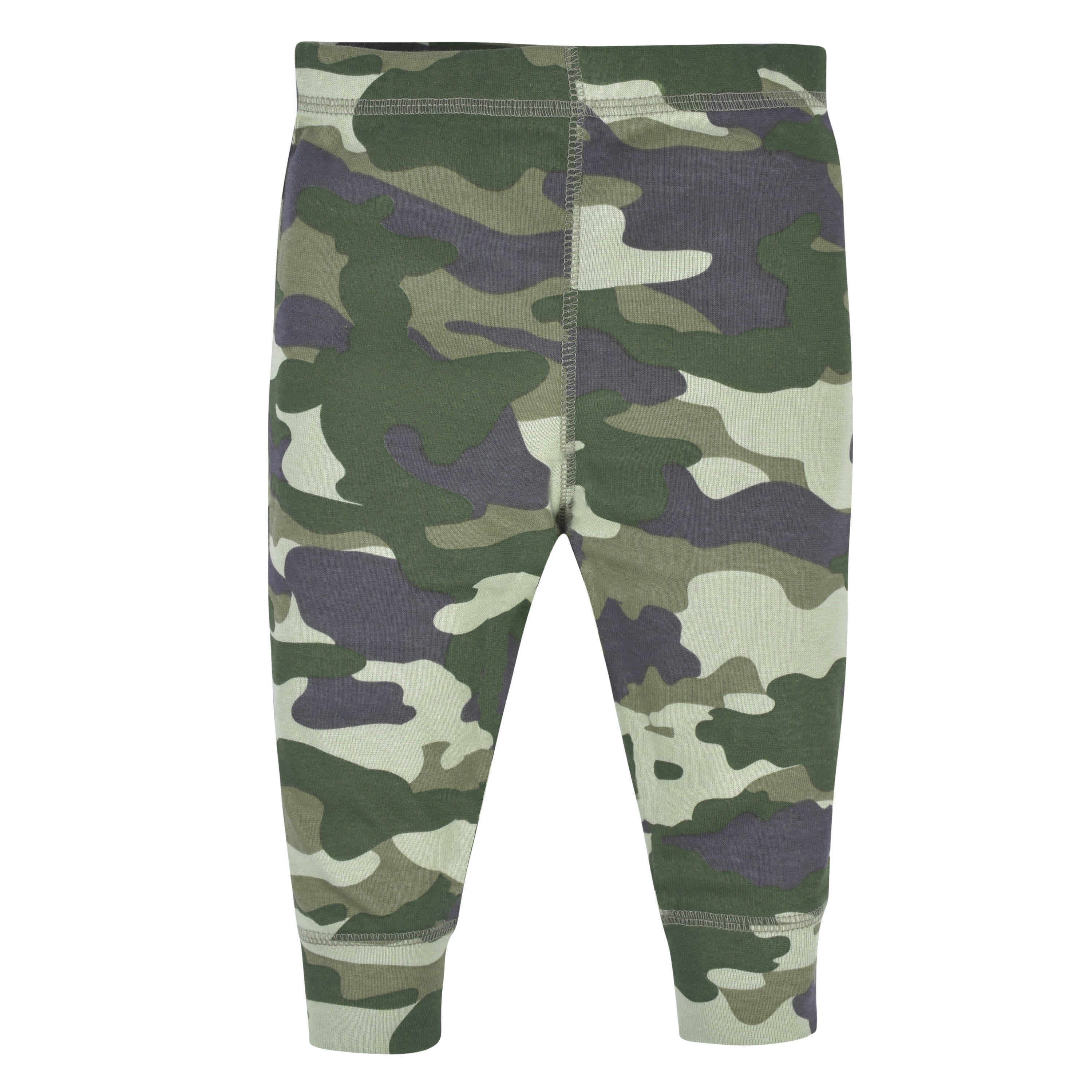 4-Pack Baby Boys Camo & Gray Active Pants-Gerber Childrenswear