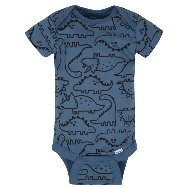5-Pack Baby Boys Dino Short Sleeve Onesies® Bodysuits-Gerber Childrenswear