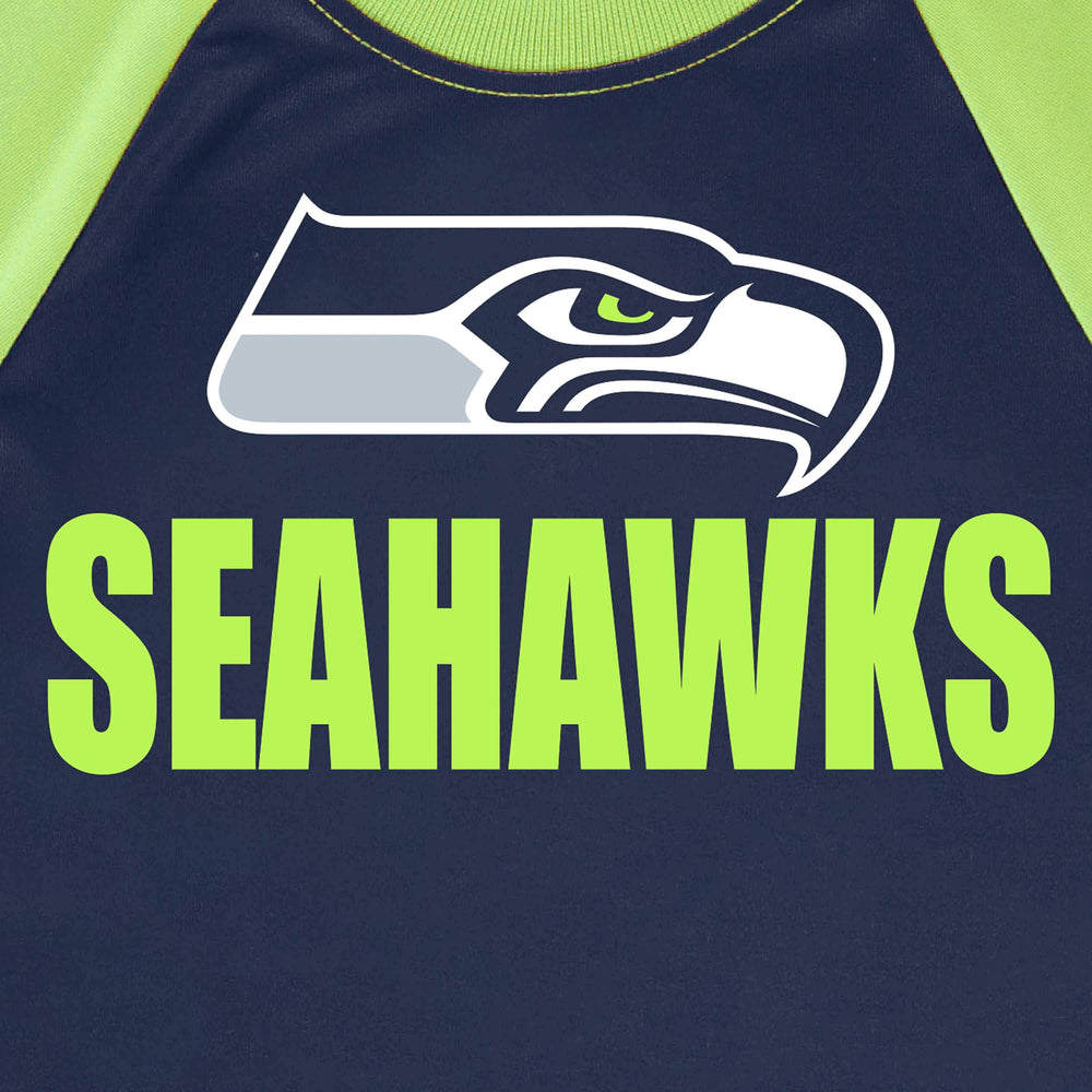 Seattle Seahawks Toddler Boys Short Sleeve Tee Shirt-Gerber Childrenswear