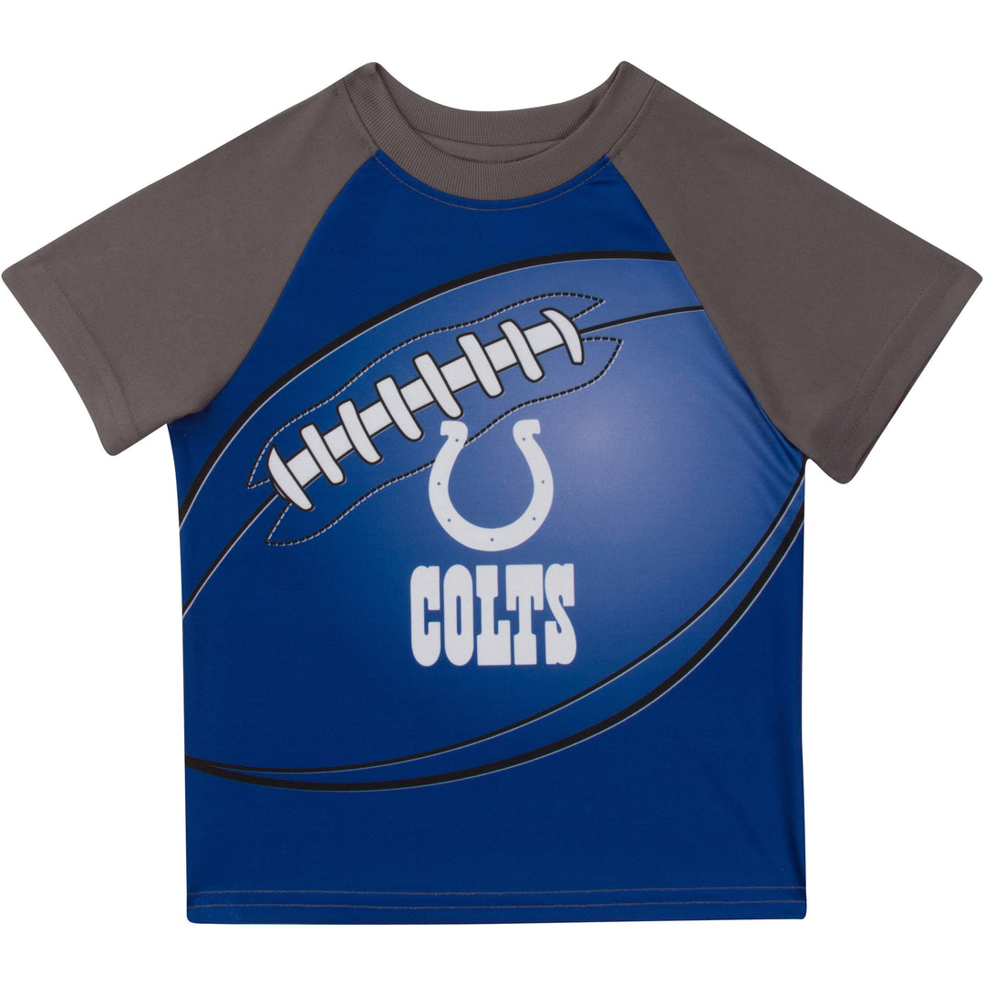 Indianapolis Colts Boys Short Sleeve Tee Shirt-Gerber Childrenswear