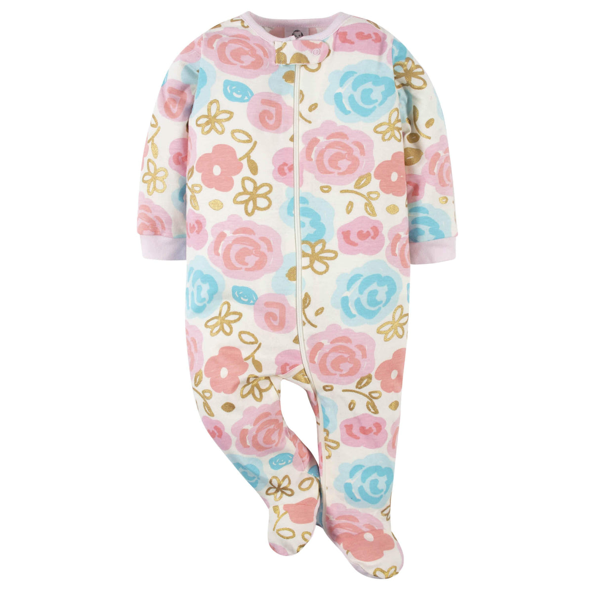 4-Pack Baby Girls Princess Sleep 'n Plays-Gerber Childrenswear