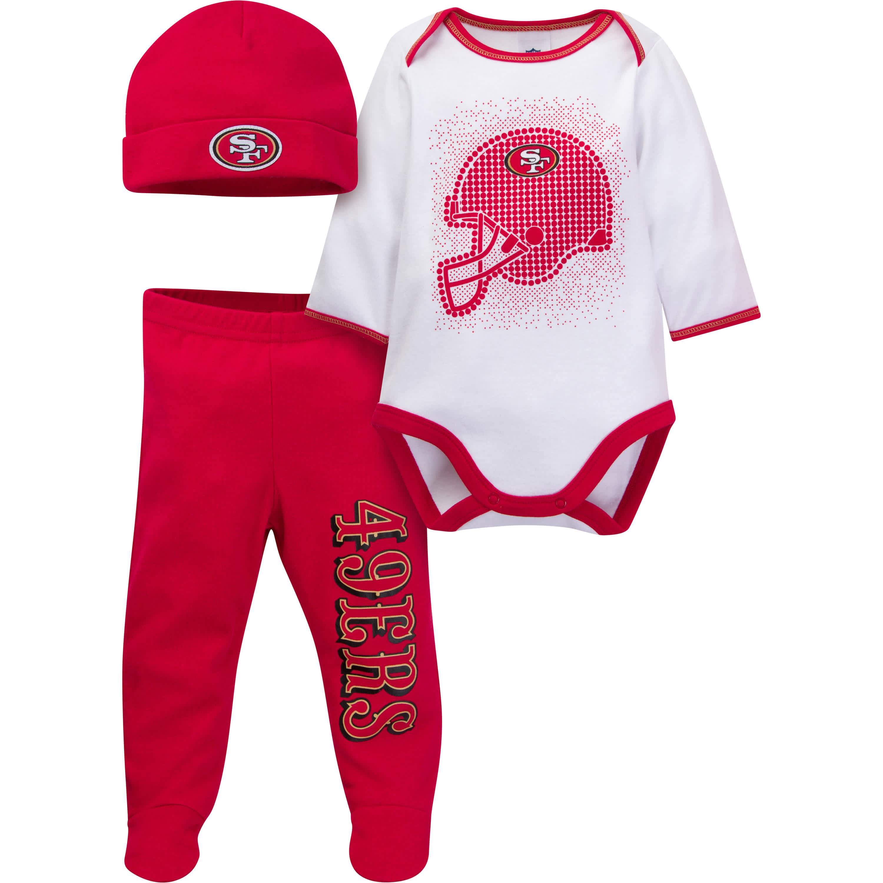 3-Piece Baby Boys 49Ers Bodysuit, Footed Pant, & Cap Set-Gerber Childrenswear