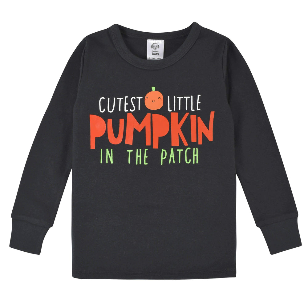 2-Piece Baby & Toddler Neutral Pumpkin Snug Fit Cotton Pajamas-Gerber Childrenswear