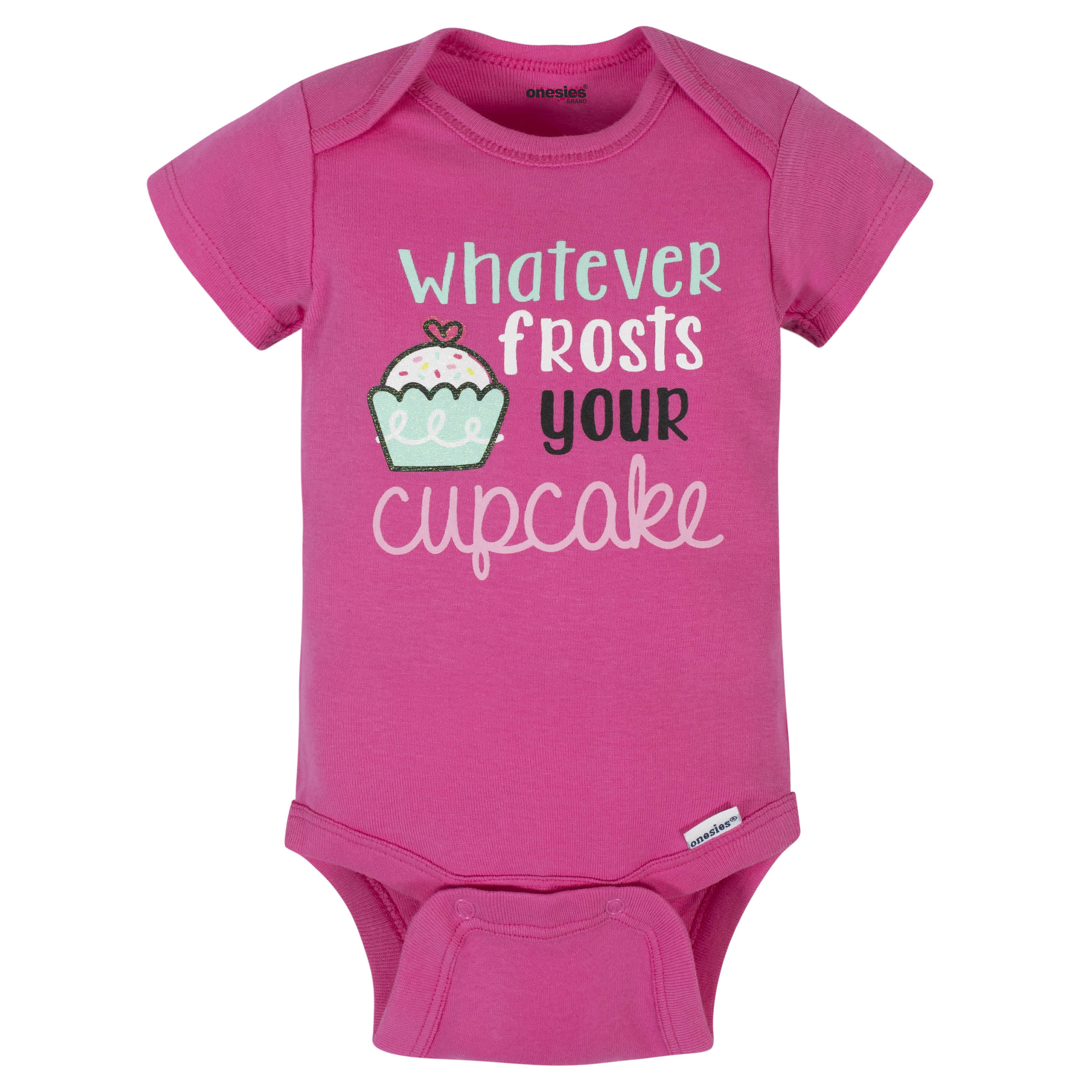 8-Pack Baby Girls Sweet Treats Onesies® Brand Bodysuits-Gerber Childrenswear