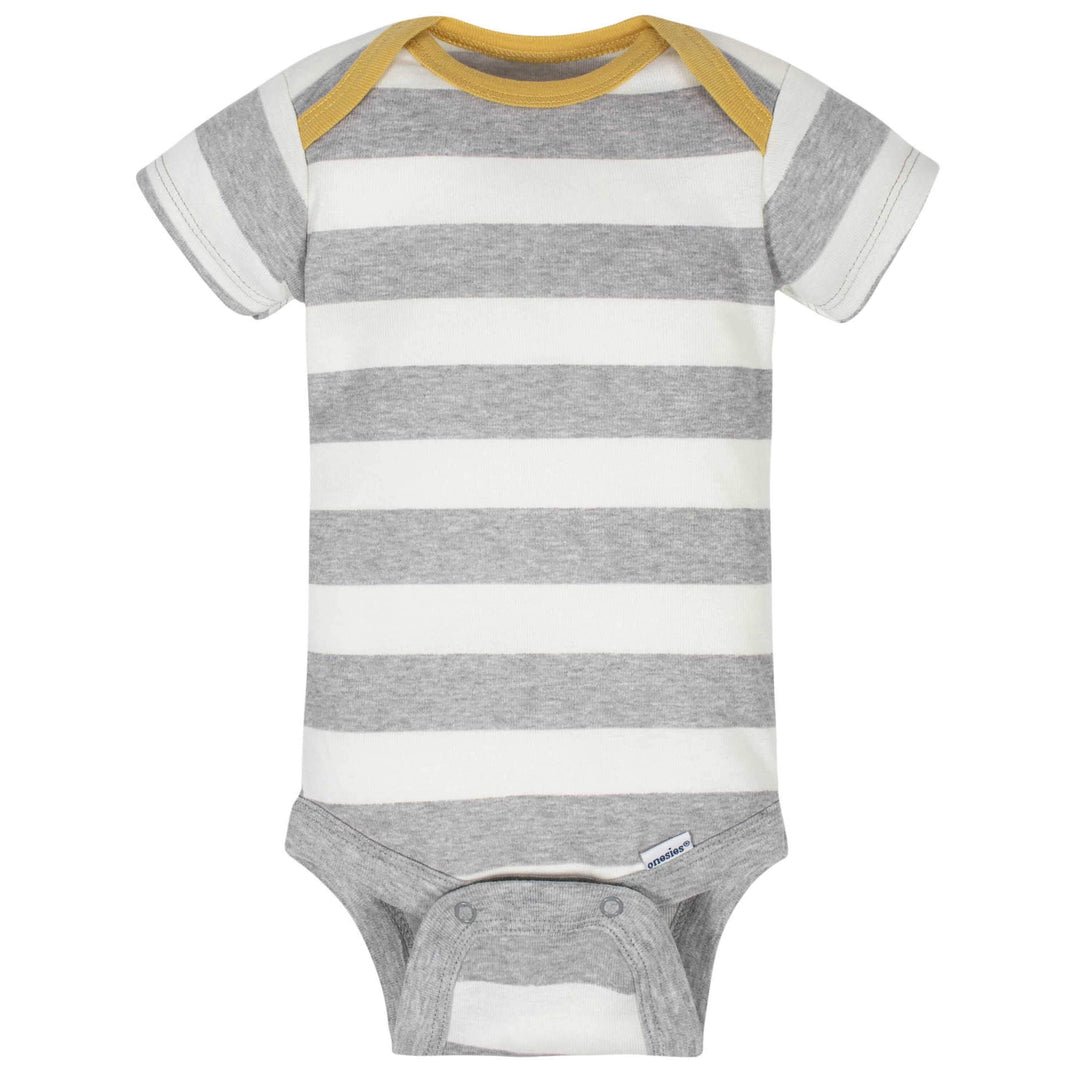 4-Pack Baby Boys Dinosaur Short Sleeve Onesies® Bodysuits-Gerber Childrenswear