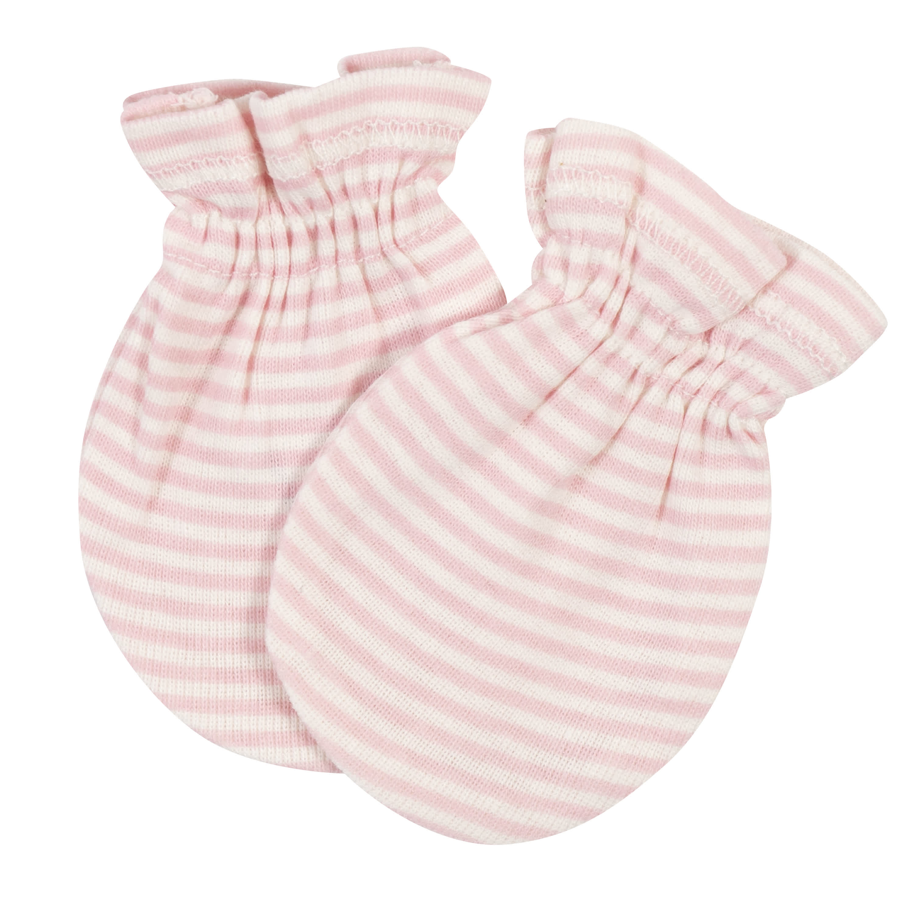 3-Pack Baby Girls Fox No Scratch Mittens
